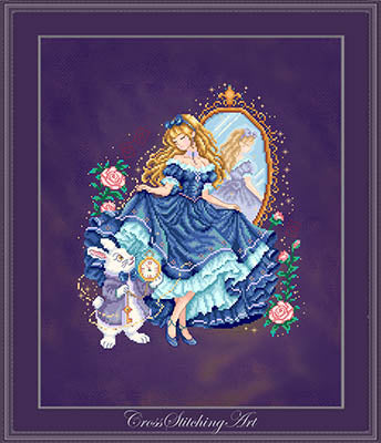 Alice, Midnight Reverie (Cross Stitching Art)