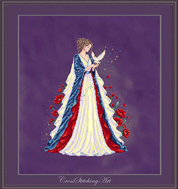 Lucia, The Light We Carry (Cross Stitching Art)