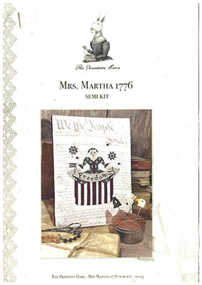 Mrs. Martha 1776 Semi w/fabric (Primitive Hare)
