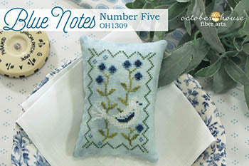 Blue Notes - Number Five (October House Fiber Arts)