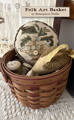 Folk Art Basket (Shakespeare's Peddler)