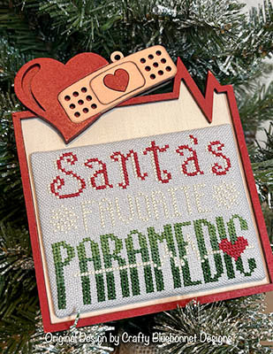 Santa's Favorite Paramedic (Crafty Bluebonnet Designs)