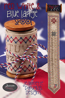Red, White & Blue Large Spool (Jeanette Douglas)