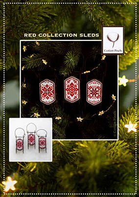 Red Collection Sleds (Cotton Pixels)