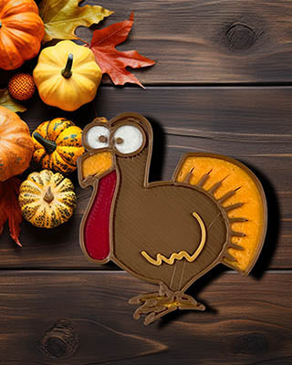 Turkey Needle Minder (Barefoot Needleart)