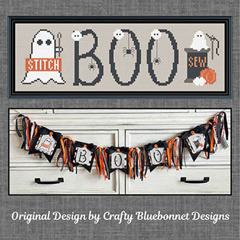 Boo Banner (Crafty Bluebonnet Designs)