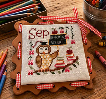 September - 12 Months With Romy and Sandy (Rebel Stitcher Designs)