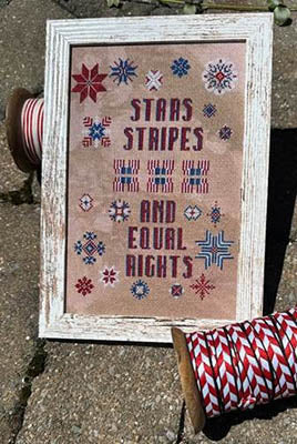 Stars Stripes & Equal Rights (Rebel Stitcher Designs)