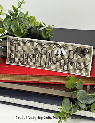 Edgar Allan Poe Bookmark (Crafty Bluebonnet Designs)