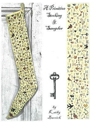 Primiive Stocking & Sampler (Kathy Barrick)