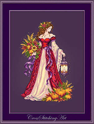 Euthenia (Cross Stitching Art)