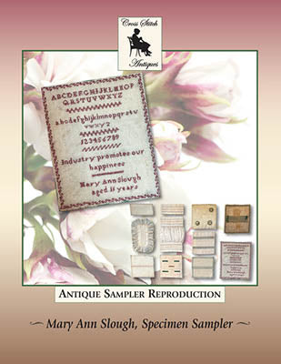Mary Ann Slough, Specimen Sampler (Cross Stitch Antiques)