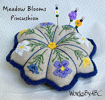 Meadow Blooms Pincushion (Works by ABC)