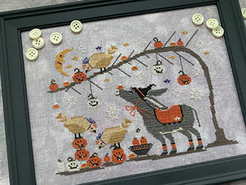 Halloween Chicken and Waffles (Stitches By Ethel)