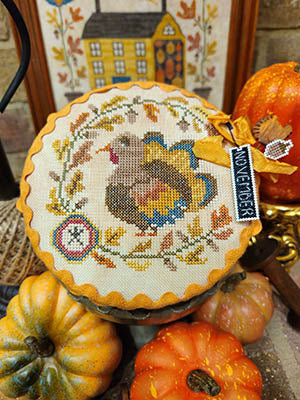 Pin Drum Shorties #11 Turkey (Quaint Rose NeedleArts)