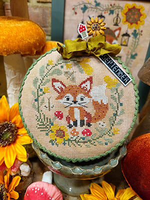 Pin Drum Shorties #9 Fox (Quaint Rose NeedleArts)