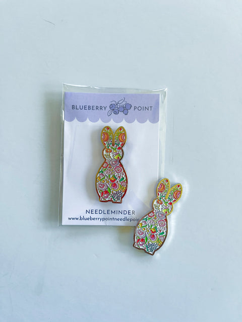 Floral Bunny Needleeminder (Blueberry Point)