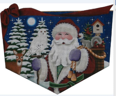 Forest Santa (Stocking Topper) - 13ct