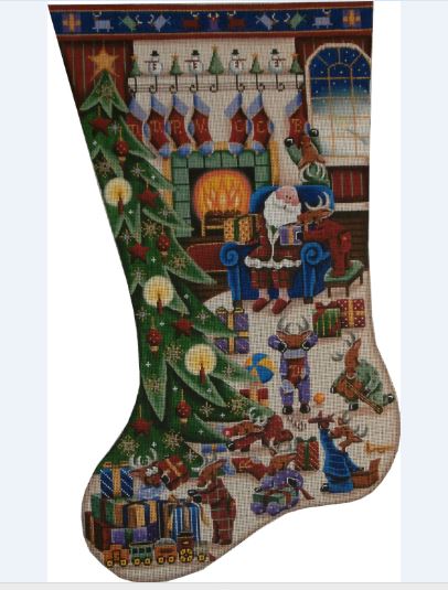 Reindeer's Christmas Stocking - 13ct