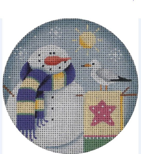 June Snowman Ornament