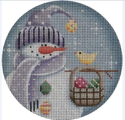 April Snowman Ornament