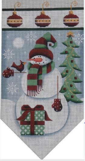 December Snowman Banner
