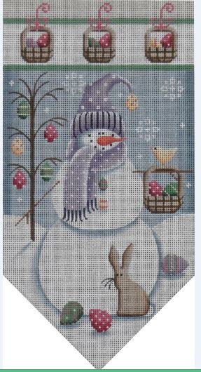 April Snowman Banner
