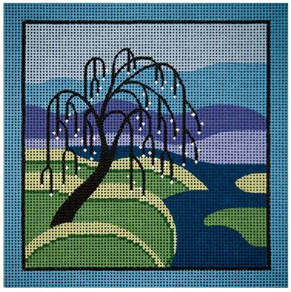 Willow Tree on River