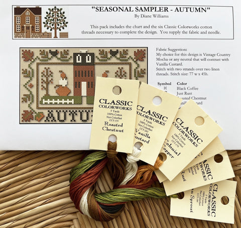 Seasonal Sampler - Autumn (Little House Needleworks)