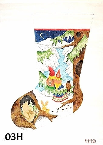 Gnome Couple Stocking