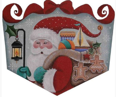 Folk Santa Cuff - 18ct