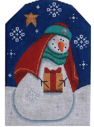 Red Wise Snowman