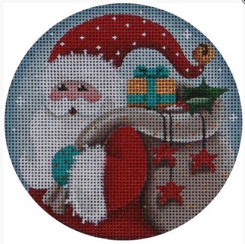 Whimsical Santa Ornament