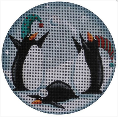 Penguin Snowball Ornament