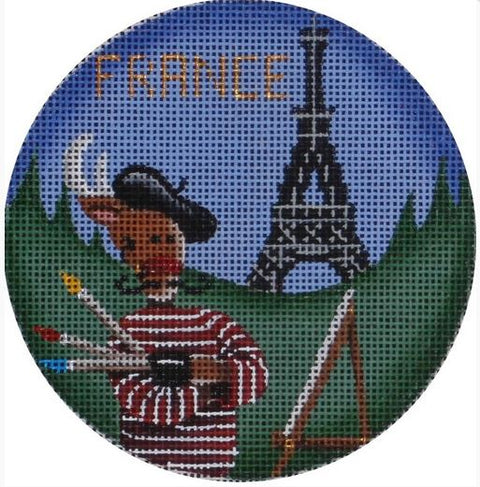 Reindeer in France Ornament