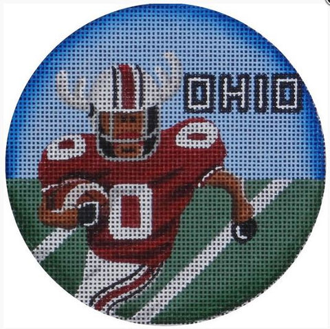 Football Reindeer Ornament (Ohio)