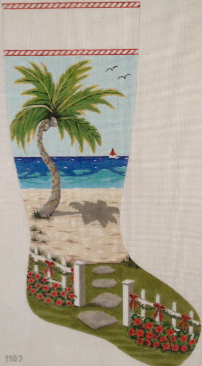Seaside Christmas Stocking