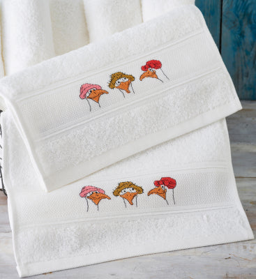 Hooded Gulls Towels - 2 Pack (Permin)