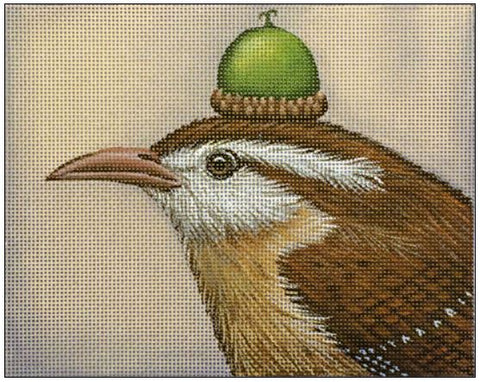 Wren with Acorn
