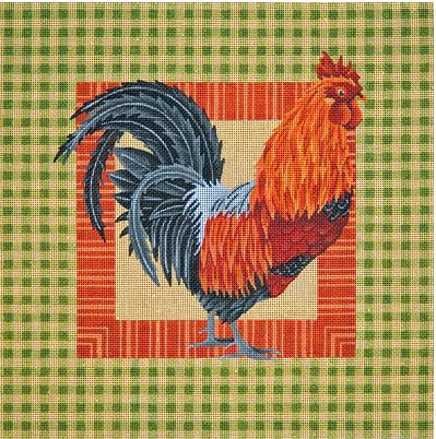 Orange/Black Rooster