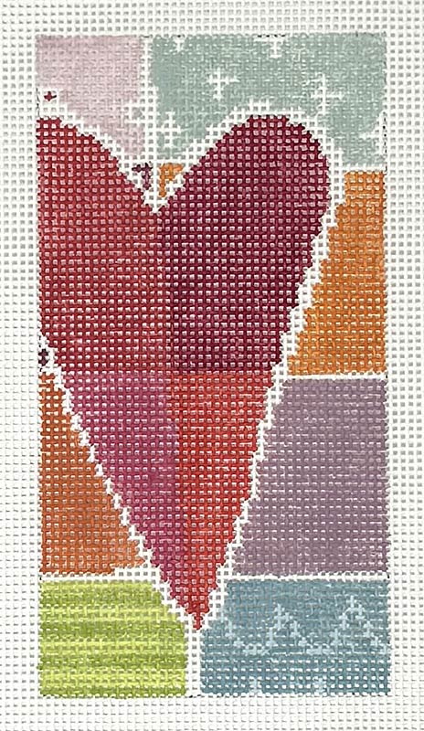 Quad Heart Bright Eyeglass Case (Pippin Studios)