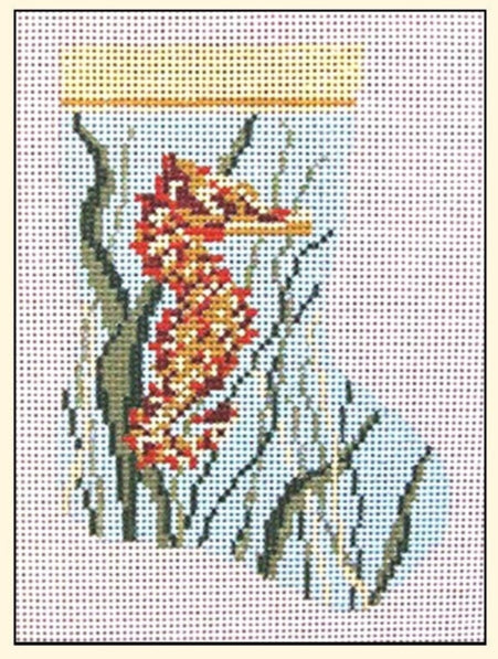 Seahorse Mini Stocking - 13M (Needle Crossings)
