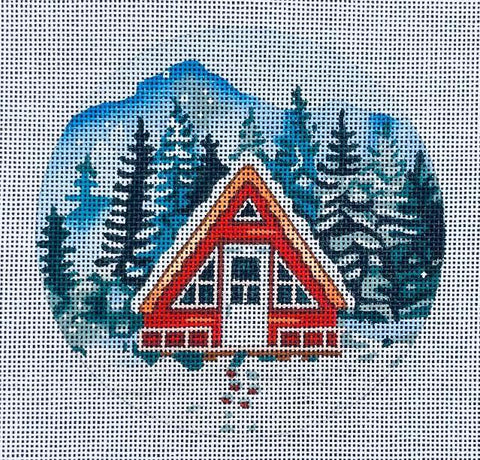 Winter Cabin (Mindys Needlepoint)