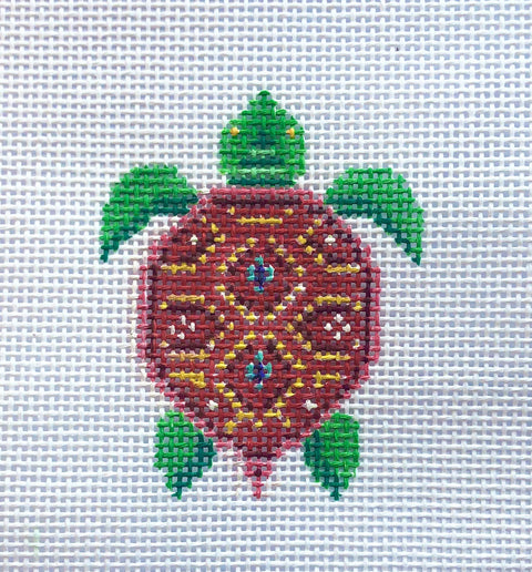 Turtle - Green/Red/Yellow Motif (MM Designs)
