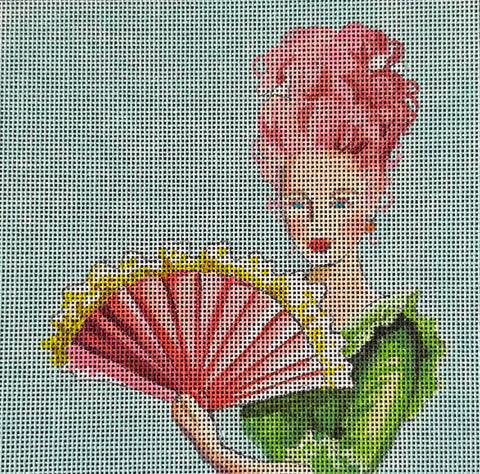 PE267 - Castle Collection/Woman w/Fan (Colors of Praise)