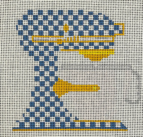 Mixer - Blue & White Check (Collection Designs)