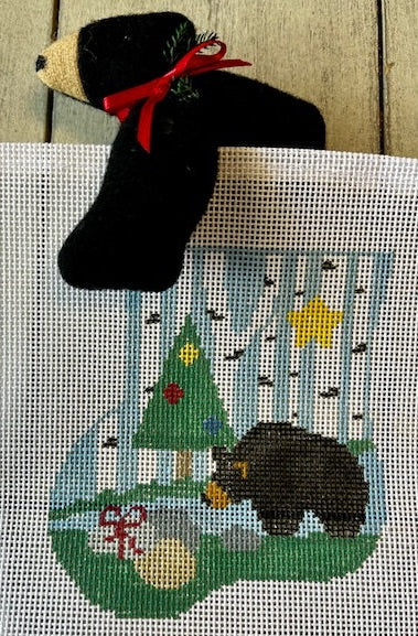 Bear, Birch Trees w/Black Bear (Kathy Schenkel)