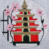 Pagoda Birdhouse Ornament