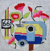 Route 66 Birdhouse Ornament