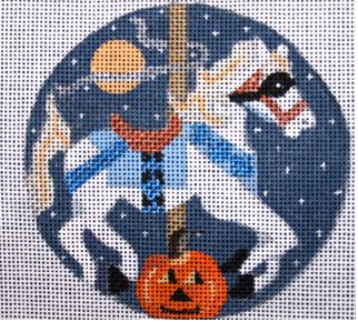 Halloween Carousel Horse